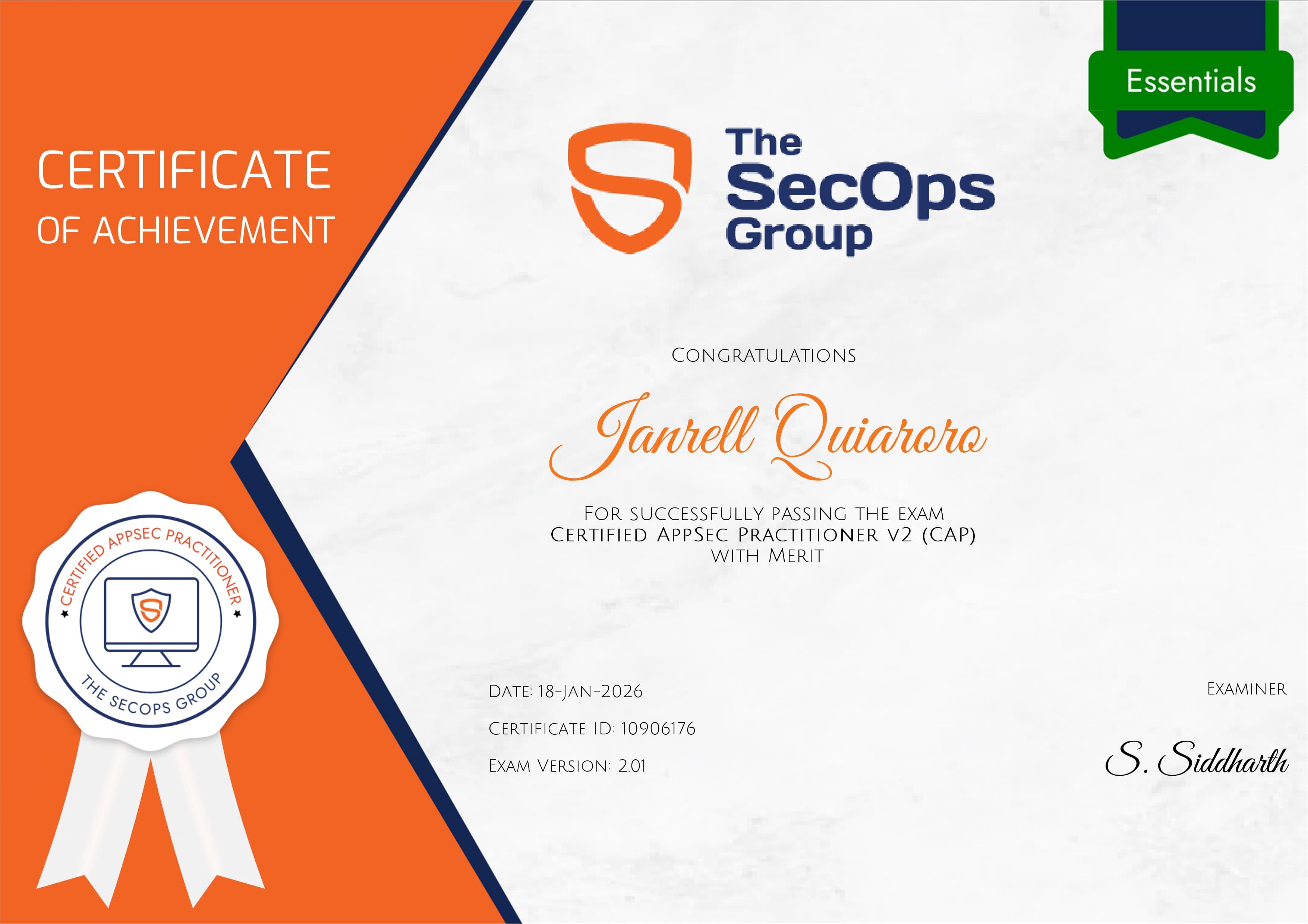 Certified AppSec Practitioner